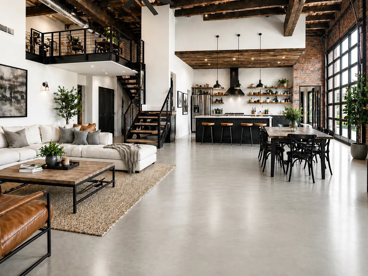 Downtown Atlanta Loft Floor