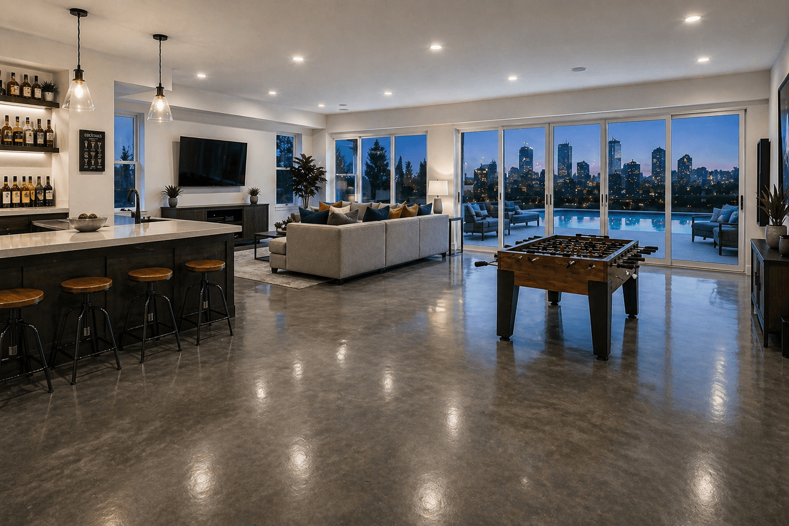 Sealed Concrete by Premium Floor Coatings — Atlanta, GA